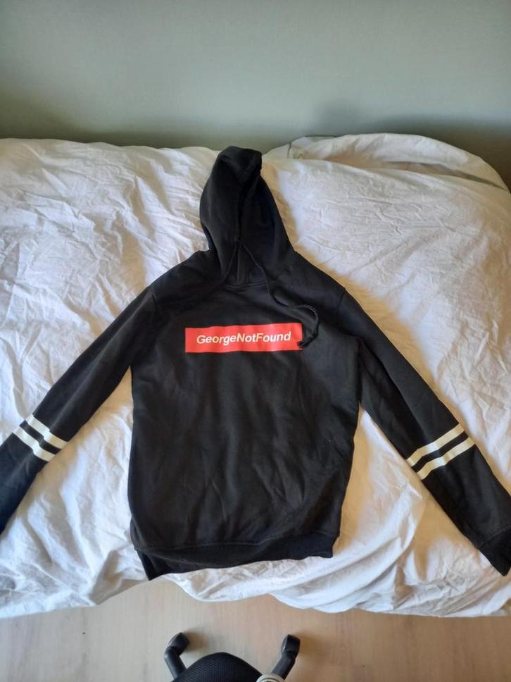 GeorgeNotFound merchandise trui, Kleding | Dames, Truien en Vesten, Zo goed als nieuw, Maat 36 (S), Zwart, Ophalen of Verzenden