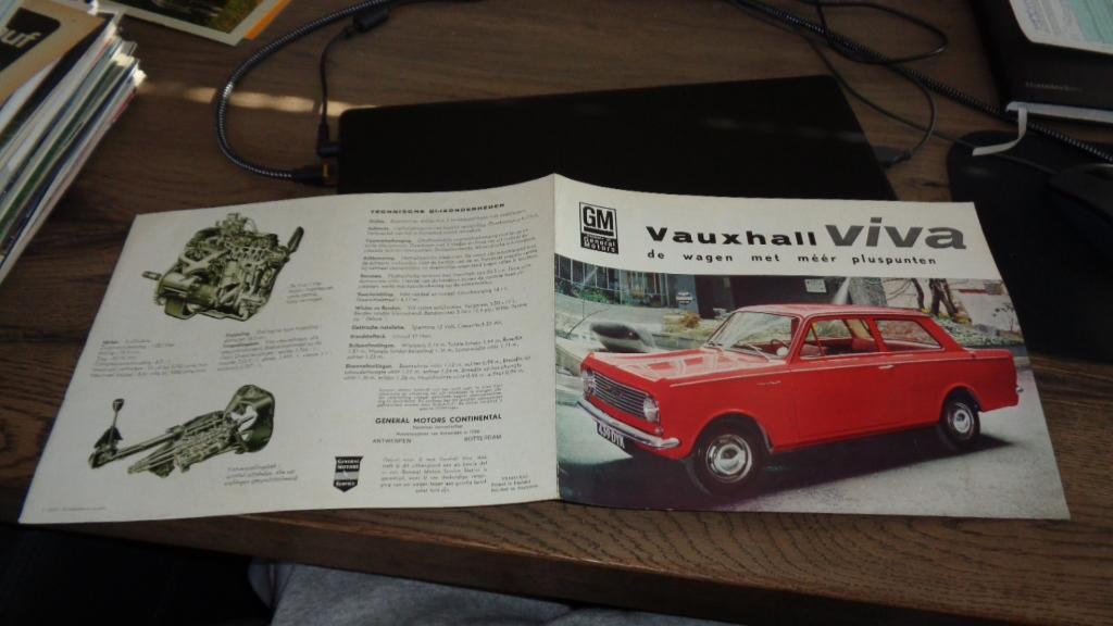 Folder VAUXHALL  VIVA, Verzenden, Zo goed als nieuw, Overige merken