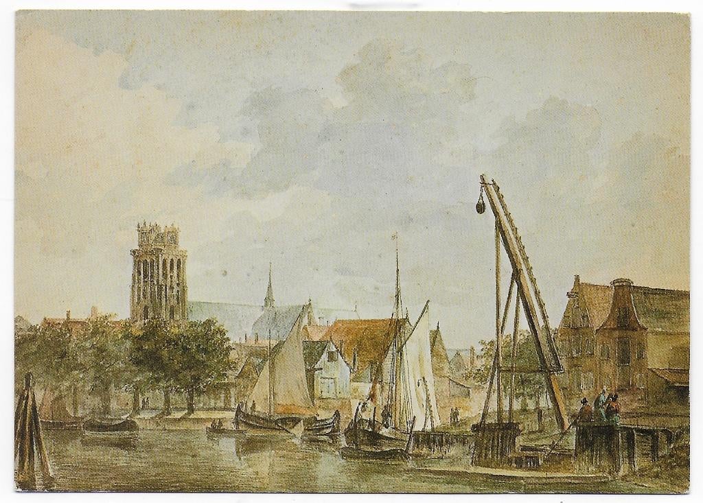 Dordrecht Kalkhaven Ongelopen  Ansichtkaart   (B7904 ), Ophalen of Verzenden, 1980 tot heden, Ongelopen, Zuid-Holland