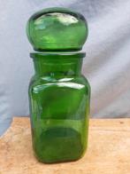 Stopfles van groen glas, Ophalen of Verzenden, Gebruikt, Glas, Groen