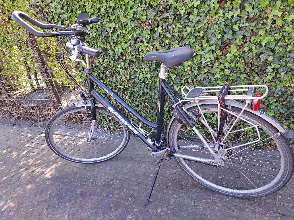 Grote maat Damesfiets, Fietsen en Brommers, Ophalen, Gebruikt, Velgrem, Versnellingen