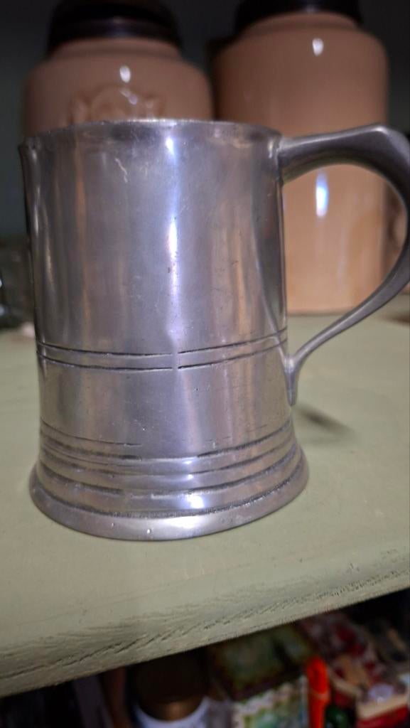 Vintage Tinnen Bierpul - Pewter Norway, Ophalen of Verzenden