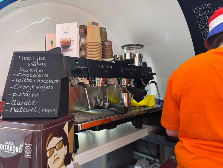 Conti espressomachine 2-groeps zwart, Witgoed en Apparatuur, Koffiemachine-accessoires, Zo goed als nieuw, Ophalen