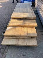 Oud eiken tafels tafelbladen groot formaat, Huis en Inrichting, Tafels | Eettafels, 100 tot 150 cm, Ophalen of Verzenden, Vijf personen of meer