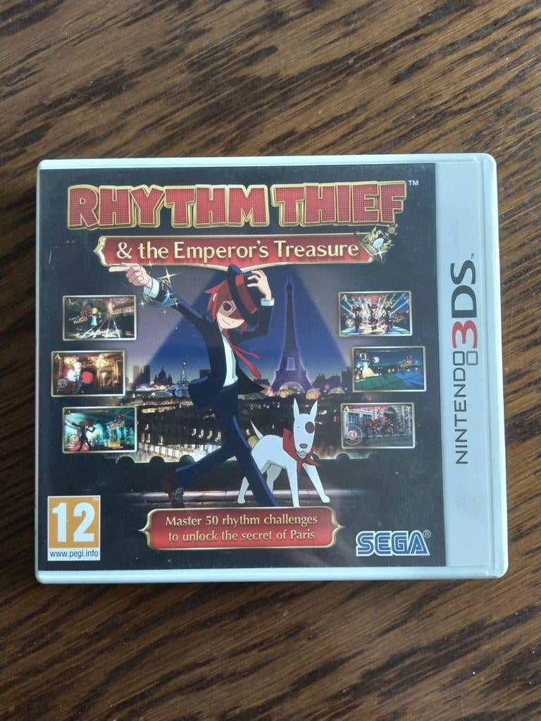3DS - Rhythm Thief & the Emperor's Treasure (Compleet), Spelcomputers en Games, 1 speler, Ophalen of Verzenden, Zo goed als nieuw