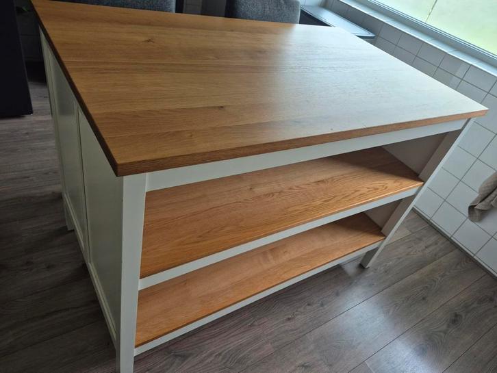 Bartafel / eiland Tornviken IKEA incl. 2 barstoelen Bergmund, Huis en Inrichting, Tafels | Eettafels, Gebruikt, 100 tot 150 cm