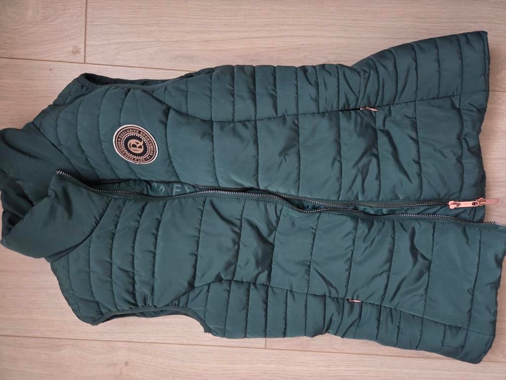 QUUR Gewatteerd Bodywarmer - Donkergroen (XXS), QUUR, Ophalen of Verzenden, Zo goed als nieuw, Maat 34 (XS) of kleiner