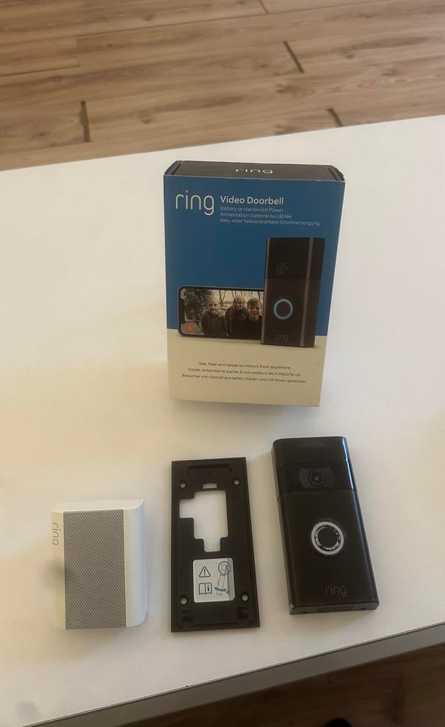 Ring video deurbel inclusief Chime, Huis en Inrichting, Deurbellen, Ophalen of Verzenden, Gebruikt