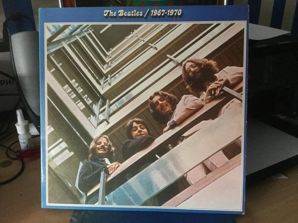 The Beatles-67/70 blauw in excellente staat., Ophalen of Verzenden, Zo goed als nieuw, 12 inch