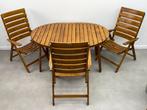 Fischer Möbel tuinset jaren 70, Ophalen of Verzenden, Zo goed als nieuw, Hout