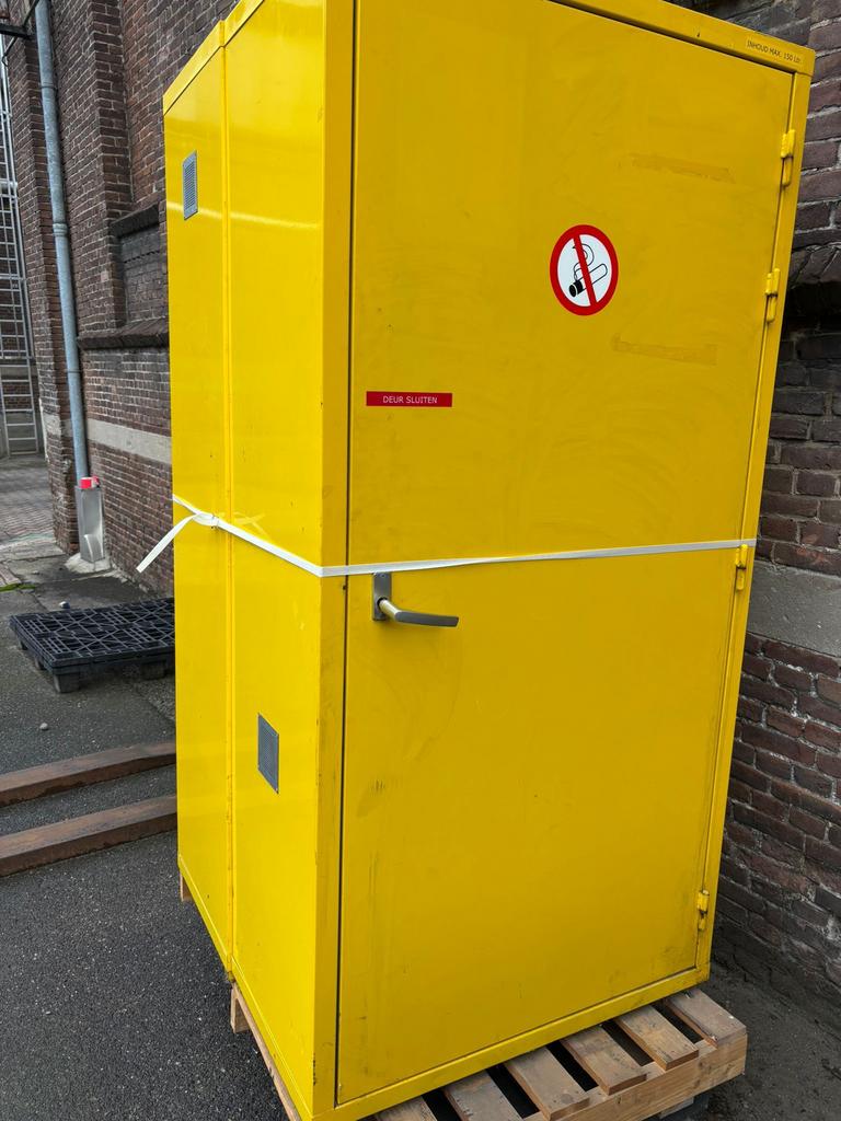 Brandwerende Chemie Kast, Ophalen