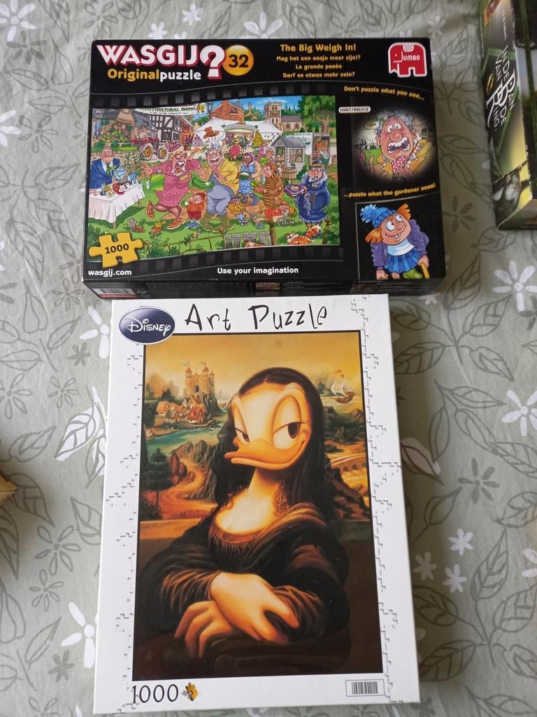 Wasgij en Disney  puzzels . Samen 15 euro ., Hobby en Vrije tijd, Denksport en Puzzels, Ophalen of Verzenden, 500 t/m 1500 stukjes