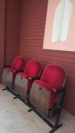 Bioscoop stoelen, theater stoelen, Antiek en Kunst, Ophalen