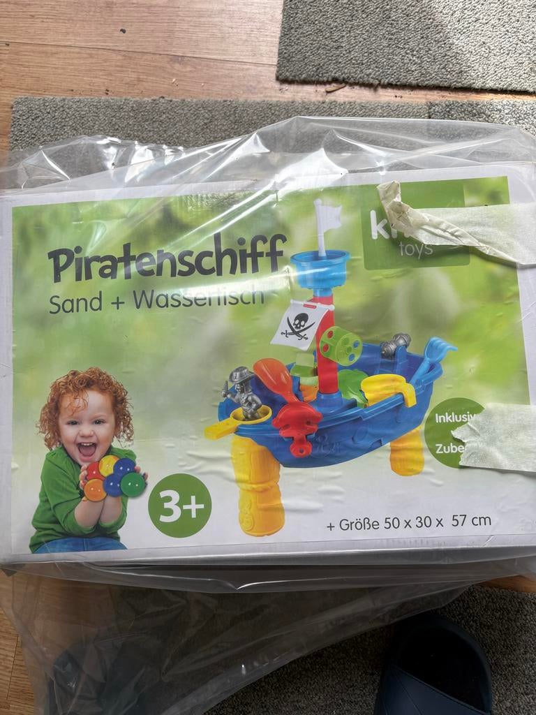 Piratenschiff zand- en watertafel, Ophalen, Nieuw, Jongen of Meisje