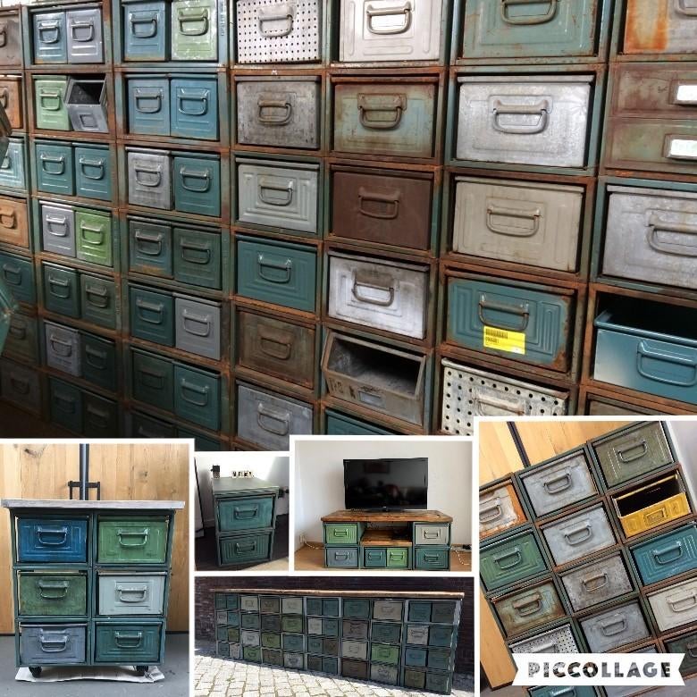 KAST Wandkast Stelling Ladekast, naar wens, modulair SALE, Gebruikt, Ophalen of Verzenden, Minder dan 100 cm, Metaal