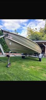 Aluminium Visboot/Motorboot met Suzuki 6pk en kanteltrailer, Watersport en Boten, Ophalen, Gebruikt, Tot 10 pk, Aluminium