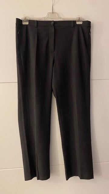 Donkergrijze broek met rechte pijpen 2, Kleding | Dames, Broeken en Pantalons, Maat 46/48 (XL) of groter, Ophalen of Verzenden