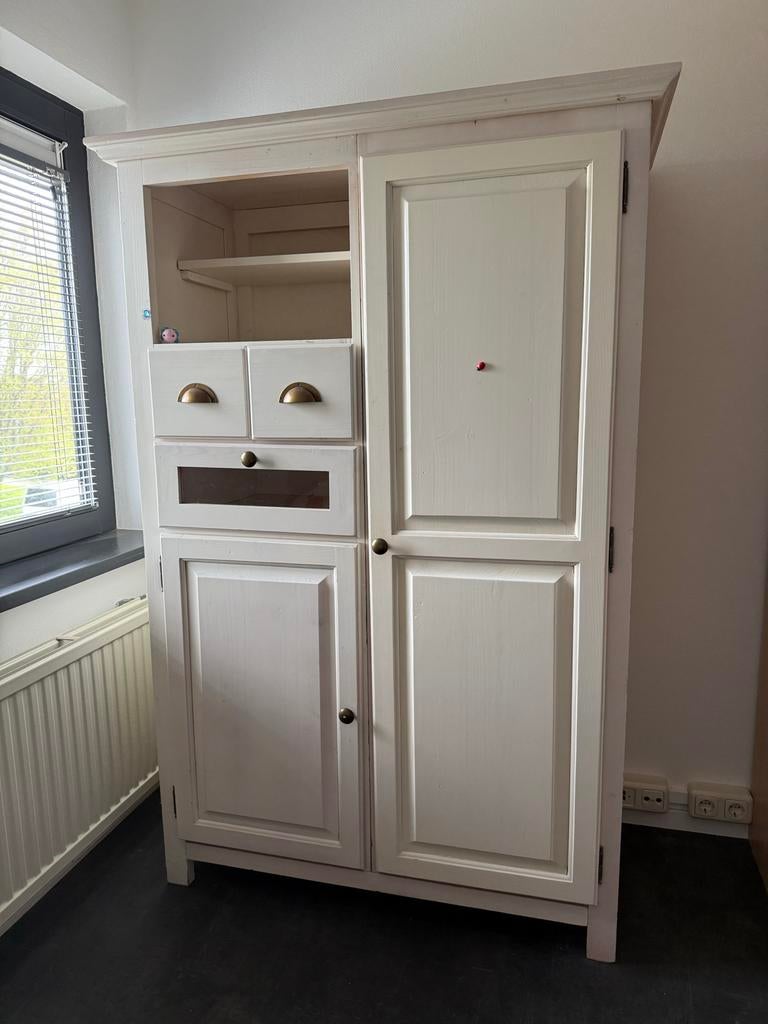 Grenen kast,. 165 cm hoogte., Huis en Inrichting, Ophalen, Gebruikt, 50 tot 100 cm, Met lade(s)