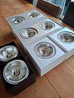6 Philips Lirio opbouwspots, Ophalen of Verzenden, Zo goed als nieuw, Metaal of Aluminium, Plafondspot of Wandspot
