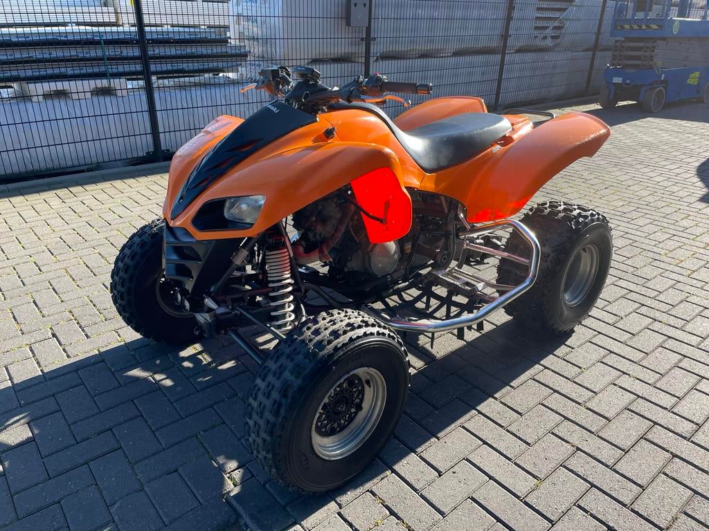 Kawasaki KFX 700 Quad - Oranje, Ophalen, Zo goed als nieuw, Overige typen