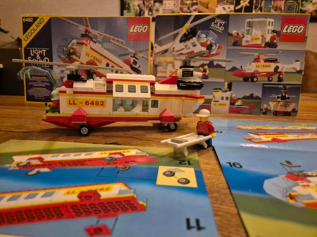 Lego 6482 Light & Sound Rescue Helicopter, Ophalen of Verzenden, Gebruikt