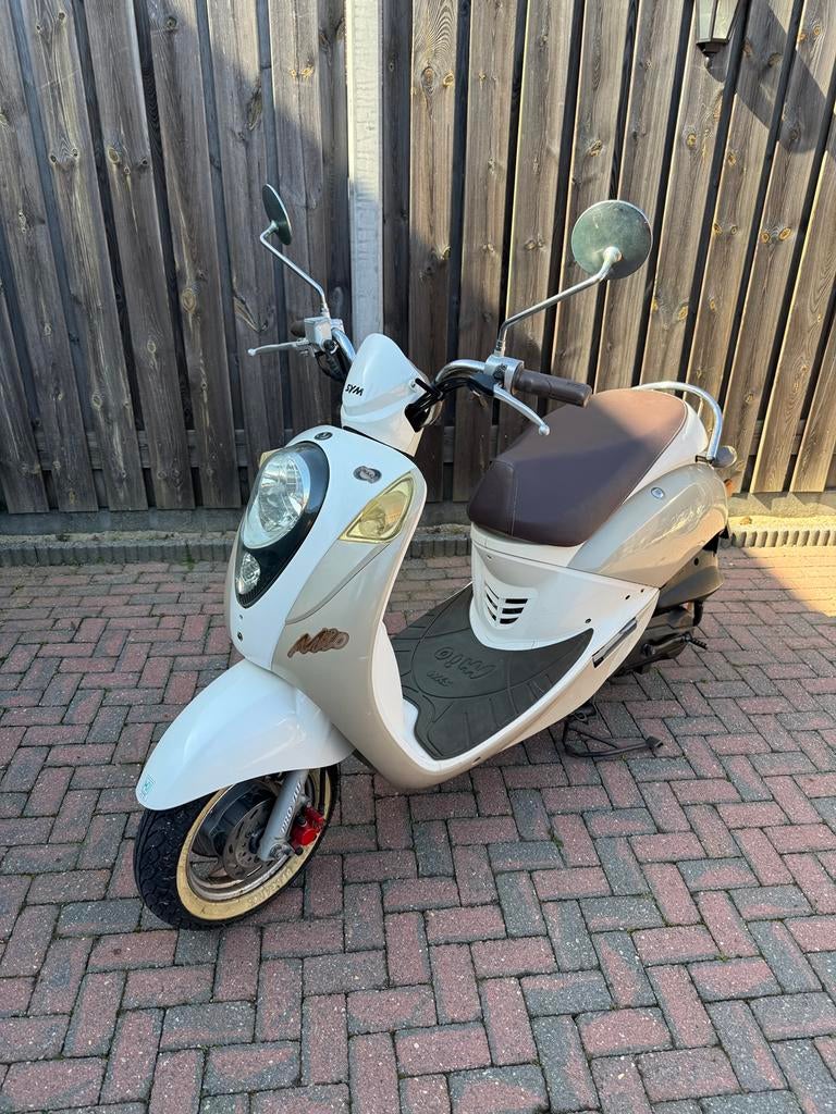 SYM Mio 50cc 4takt 2479 KM, Gebruikt, Benzine, Maximaal 25 km/u, Ophalen