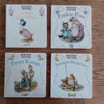 Beatrix Potter serie van 4 baby boekjes - Pieter Konijn e.a., Ophalen of Verzenden, Beatrix Potter