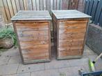 Kliko ombouw 2 stuks, Tuin en Terras, Ophalen, Gebruikt, Hout, Containerberging