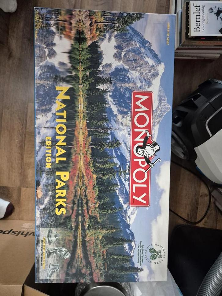 Monopoly National Parks Editie - Bordspel, Hobby en Vrije tijd, Gezelschapsspellen | Bordspellen, Zo goed als nieuw, Drie of vier spelers