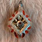 Kerstbal echte antieke glazen gekleurde kerstbal, Diversen, Kerst, Ophalen of Verzenden