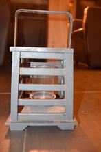 Bruine lantaarn, Huis en Inrichting, Overige materialen, Ophalen of Verzenden, Zo goed als nieuw, Kandelaar