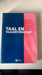 Taalwetenschap boek, Boeken, Studieboeken en Cursussen, Ophalen of Verzenden, Alpha, Gelezen, WO
