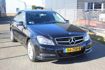 Mercedes-Benz C-Klasse 1.6 C180 Sedan 2013 Zwart 169dkm Nap! beschikbaar voor biedingen
