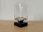 Vierkant borrelglas Disaronno glas op zwarte voet, Verzamelen, Glas en Borrelglaasjes, Ophalen of Verzenden, Borrel- of Shotglas