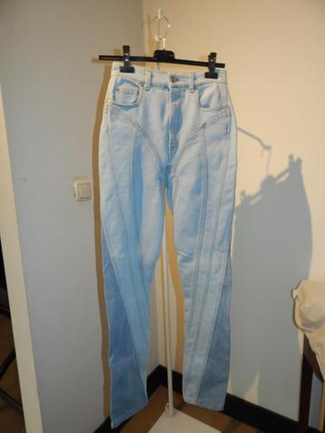 Mugler Thierry Mugler aparte jeans broek met stretch 36 beschikbaar voor biedingen