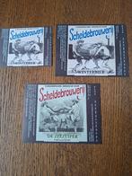 3 x bier etiket Scheldebrouwerij , ongebruikt, Verzamelen, Ophalen of Verzenden, Nieuw, Overige typen, Overige merken