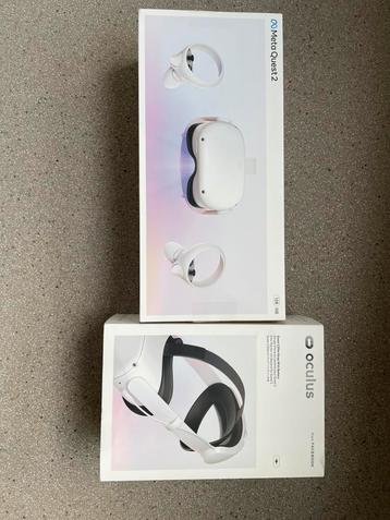 Meta Quest 2 128Gb met Quest 2 Elite Strap met accu beschikbaar voor biedingen