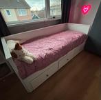 Ikea Hemnes bed met 3 lades en extra bed optie wit, Ophalen, 90 cm, Eenpersoons, Wit