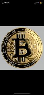 Gouden Bitcoin 1 oz 2022 (500 oplage), Postzegels en Munten, Aandelen en Waardepapieren, 1970 tot heden, Aandeel, Verzenden