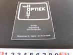 sticker veghel van hout optiek brillen oogmeting contactlenz, Ophalen, Zo goed als nieuw, Bedrijf of Vereniging