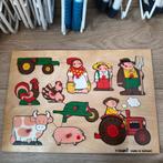 4x Houten puzzel kinderen, Ophalen, Zo goed als nieuw, Van hout, Minder dan 10 stukjes