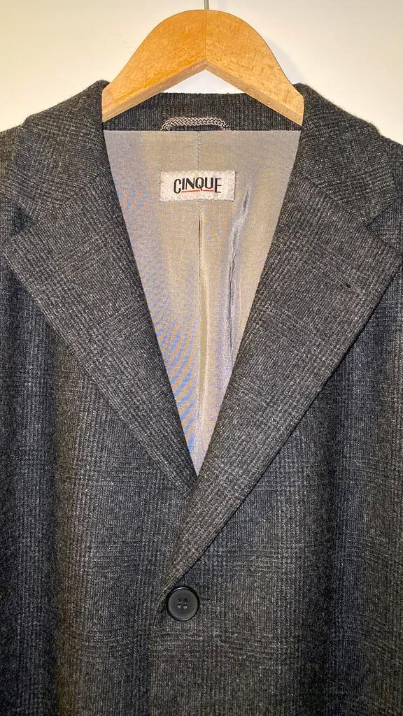 Mooi lang colbert maat 52 Grijs, Kleding | Heren, Kostuums en Colberts, Zo goed als nieuw, Maat 52/54 (L), Grijs, Ophalen of Verzenden