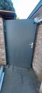 Houten deur, poort, raam. Gratis., Ophalen, Gebruikt, 80 tot 100 cm, Buitendeur