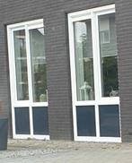 Kunststof kozijn – met glas en paneel 2 st., Ophalen of Verzenden, Zo goed als nieuw, Kunststof, Raamkozijn