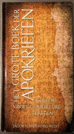 Jacob Slavenburg - Het grote boek der Apokriefen, Ophalen of Verzenden, Zo goed als nieuw, Spiritualiteit algemeen, Achtergrond en Informatie