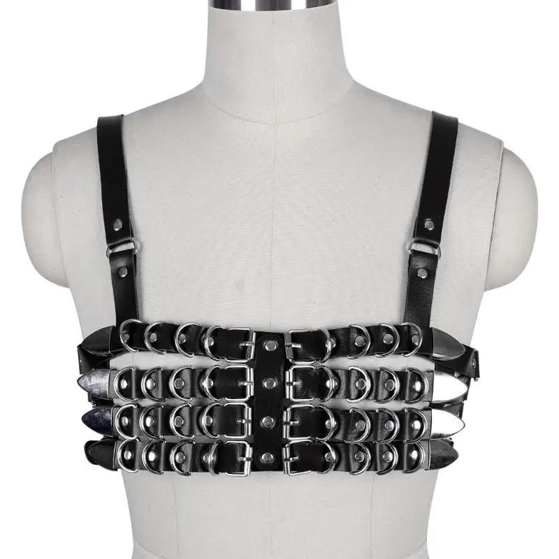 Zwarte riemen bh sexy punk gothic dames vrouwen, Kleding | Dames, Ondergoed en Lingerie, BH, Zwart, Verzenden