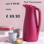 TUPPERWARE Thermos Kan Pink 1 liter, Ophalen of Verzenden, Nieuw, Overige typen