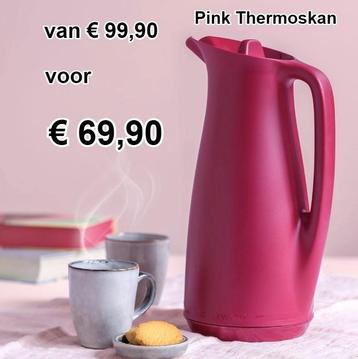 TUPPERWARE Thermos Kan Pink 1 liter beschikbaar voor biedingen