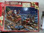Puzzel 1000 stukjes ONGEOPEND - Santa’s Sleigh, Hobby en Vrije tijd, Denksport en Puzzels, Ophalen of Verzenden, 500 t/m 1500 stukjes