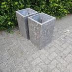 Granieten bloembakken zonder bodem  2 stuks samen € 75, Tuin en Terras, Bloembakken en Plantenbakken, Ophalen, Steen, Minder dan 60 cm